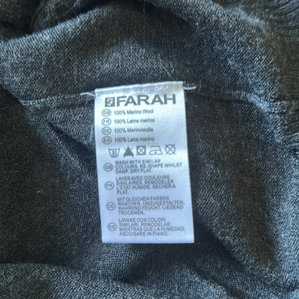 Farah styled in England cardigan